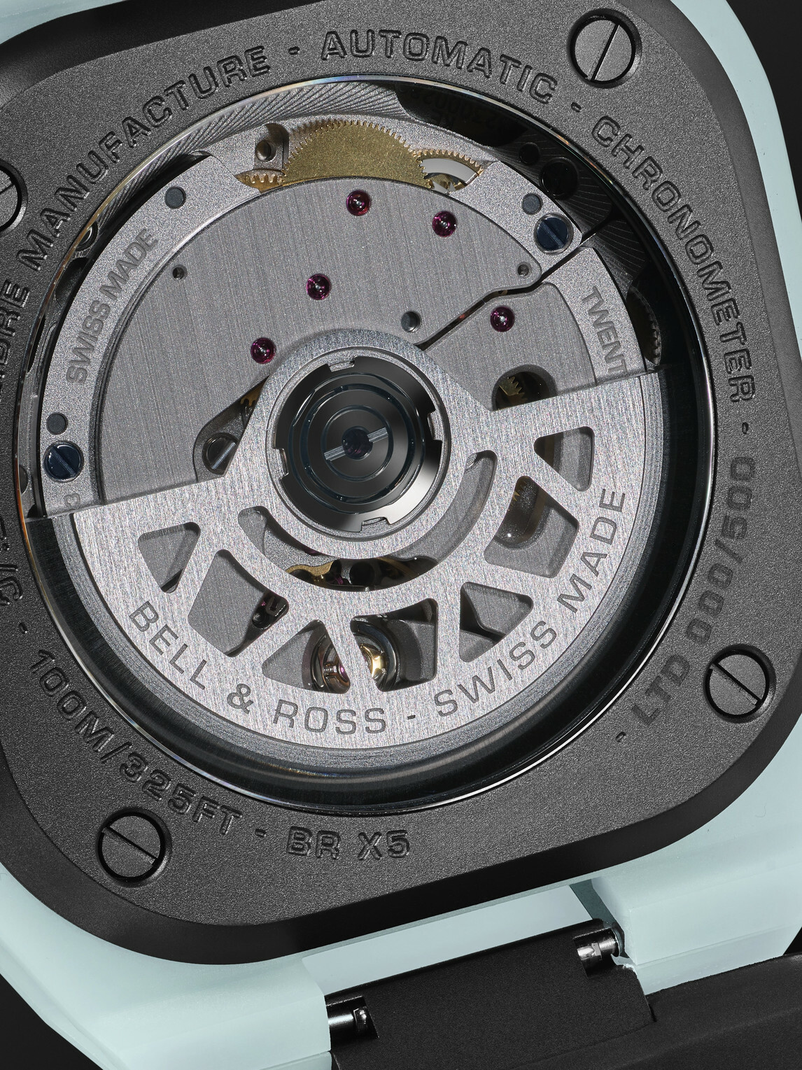 Bell & Ross - BR-X5 Lum Automatic Titanium Watch, Ref. BRX5R-BLUM-TC/SRB