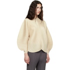 PLEATS PLEASE ISSEY MIYAKE Beige Coast Blouse