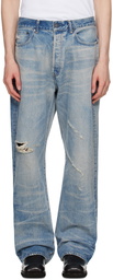 John Elliott Blue Wyatt Jeans