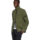 Stone Island Green Canvas Overshirt