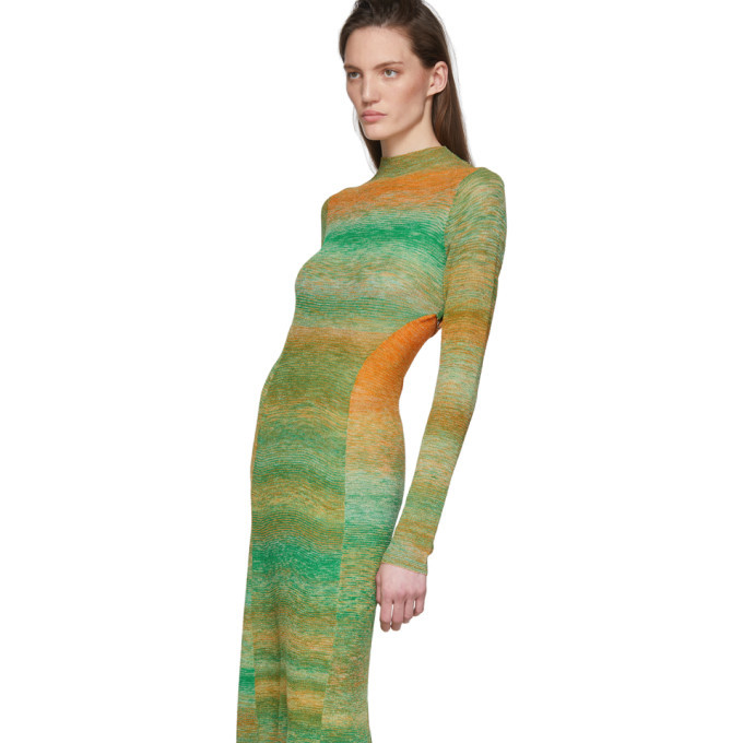 Tibi green outlet dress