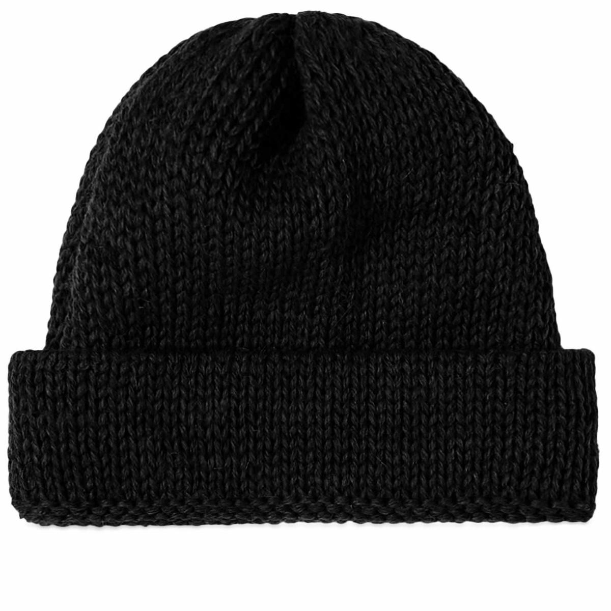 Universal Works Men's Short Watch Cap in Black Universal Works