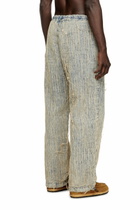 Diesel Relaxed Jeans - D-Martial - Jeans - Unisex - Blue