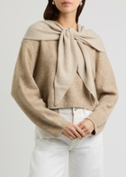 Lisa Yang Rina Hooded Cashmere Scarf - Sand - One Size