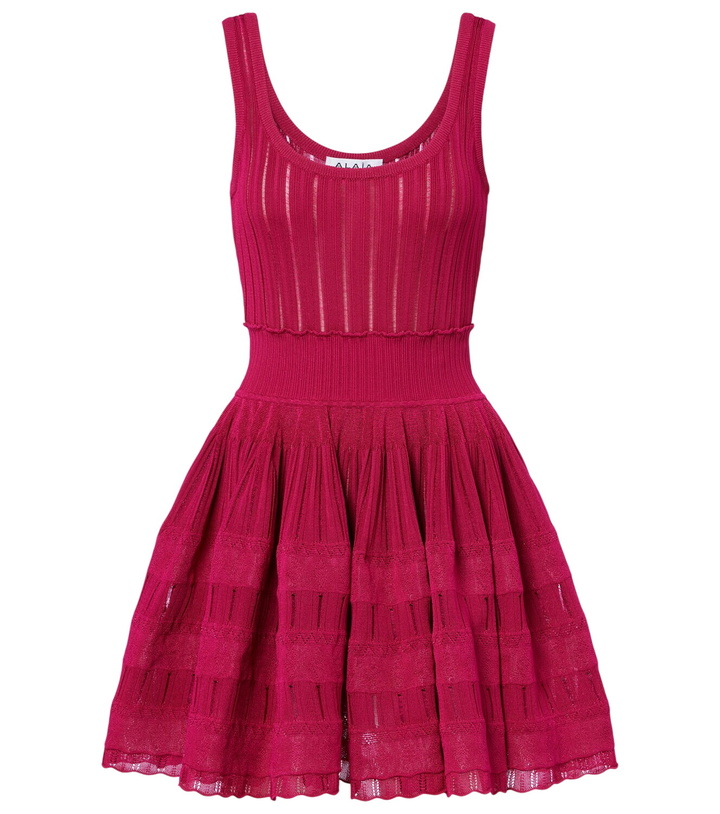 Photo: Alaïa Knitted minidress