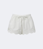 SIR Klara emboirdered cotton shorts