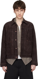Nudie Jeans Brown Dante II Suede Jacket