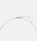 Stone and Strand Luxe 14kt gold (585/1000) necklace with emerald and diamond