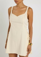 Free People Forever Fancy Stretch-cotton Mini Dress White