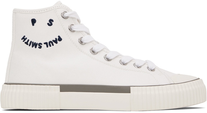 Photo: PS by Paul Smith White Kibby Sneakers
