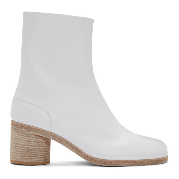 Photo: Maison Margiela White Tabi Boots