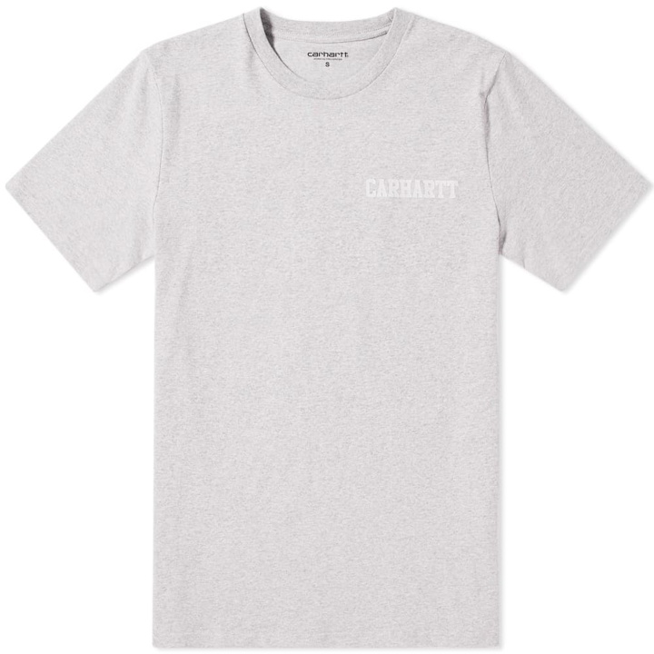 Photo: Carhartt College Script Tee Grey