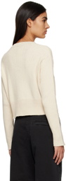 Cordera Off-White Crewneck Sweater