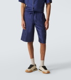 Dolce&Gabbana Silk satin bermuda shorts