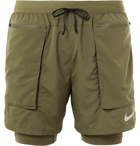 Nike Running - Flex Stride 2-In-1 Dri-FIT Mesh Shorts - Men - Green