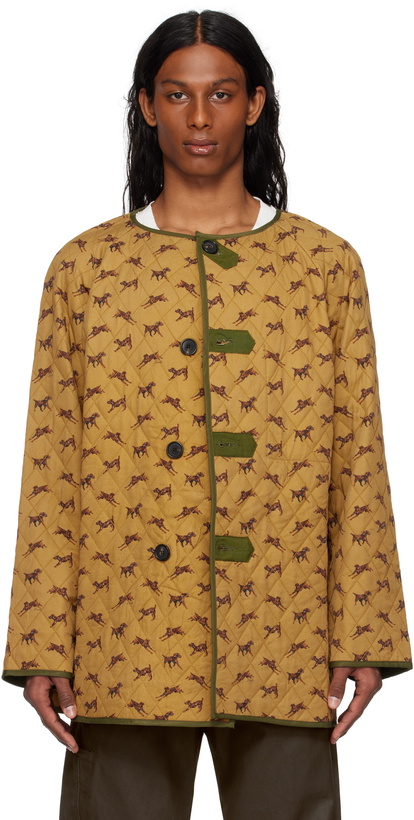 Photo: Bode Tan Crittendon Liner Reversible Coat