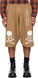MASTERMIND WORLD Beige OG Sweat Shorts