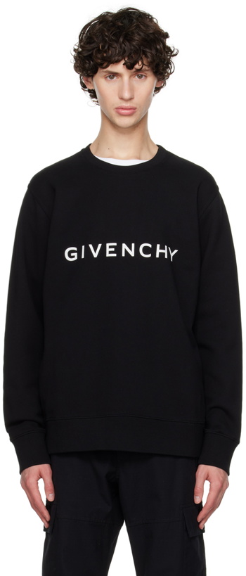 Photo: Givenchy Black 4G Sweatshirt