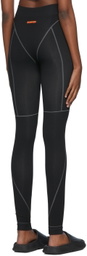 Heron Preston Black Nylon Sports Leggings