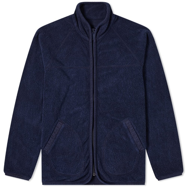 Photo: Blue Blue Japan Dyed Fleece Jacket