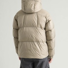 Goldwin Men's Crystalite Down Parka Jacket in Woody Beige