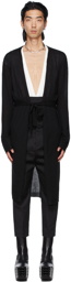 Rick Owens Black Sascha Cardigan