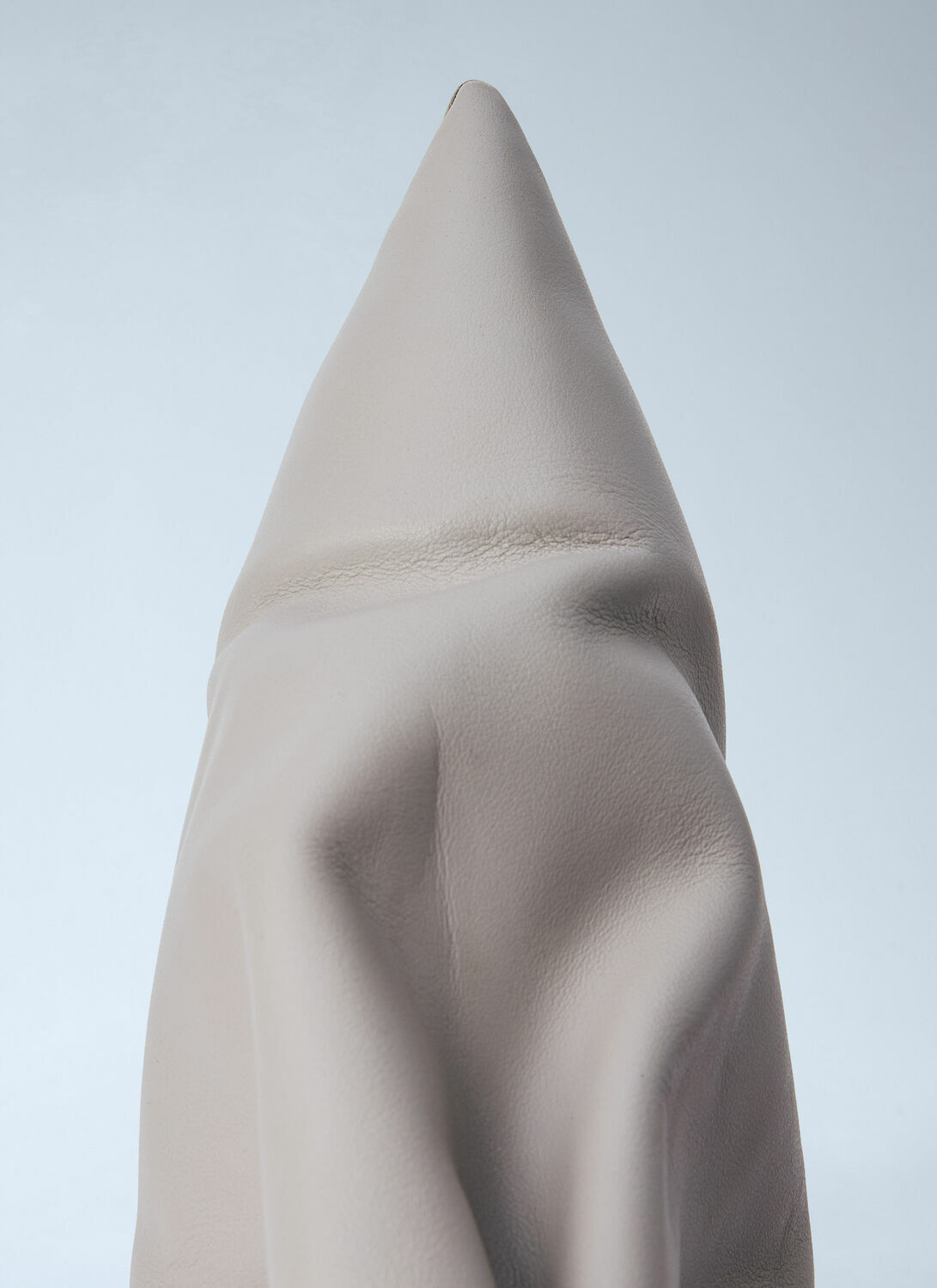 Rick Owens Taquito Gathered Leather Ankle Boots