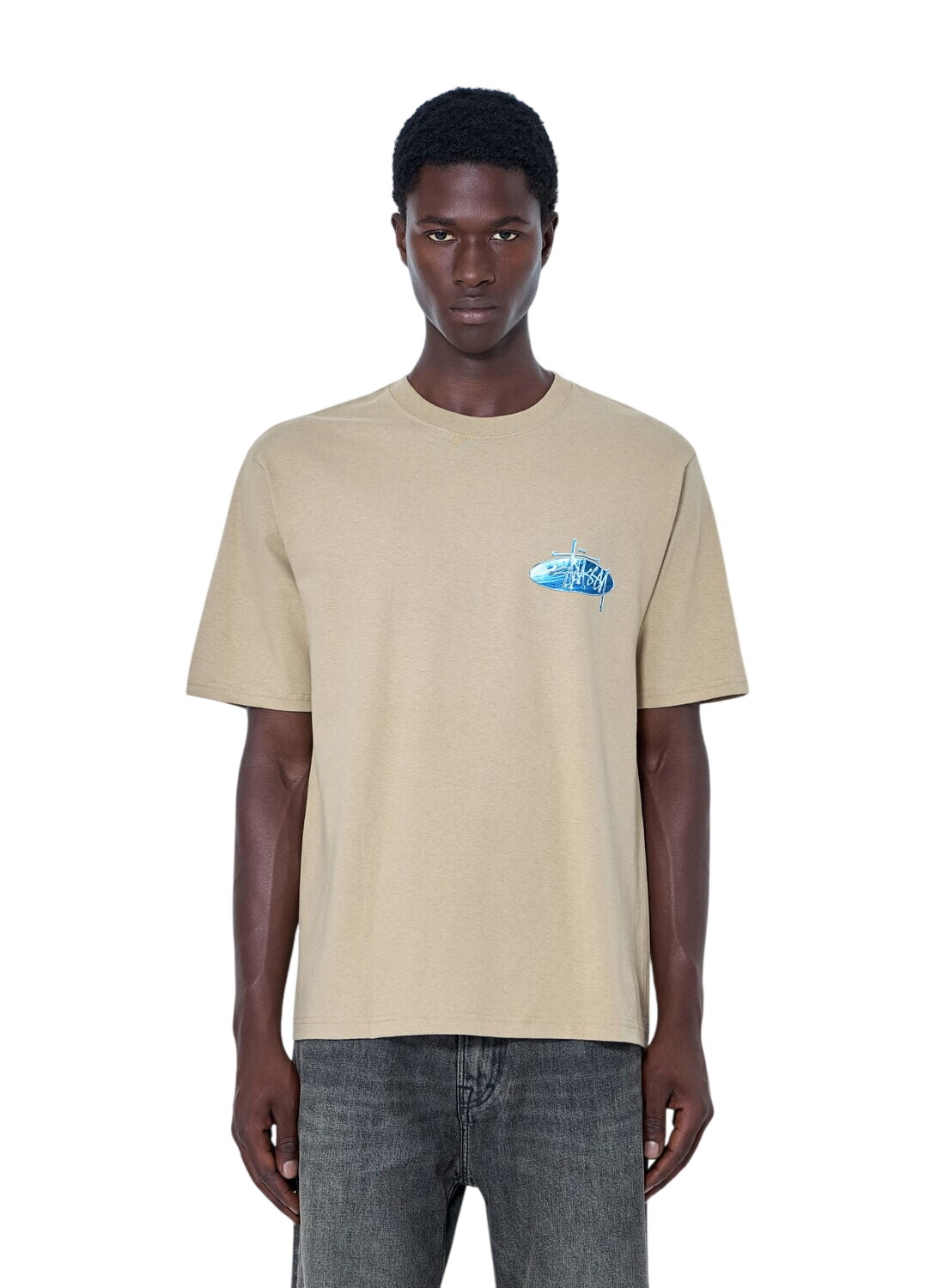 Stüssy Blue Halftone Flower Shirt Stussy