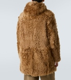 ERL Hooded shearling coat