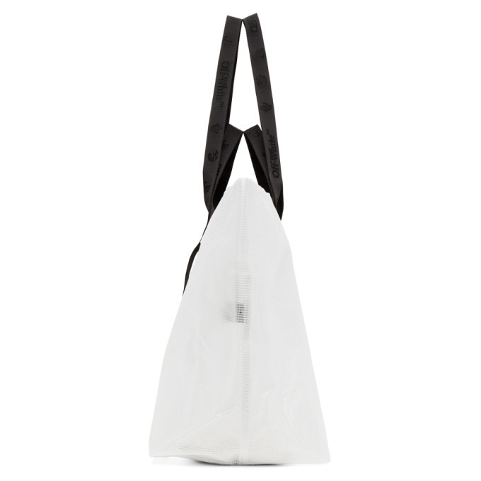 OFF-WHITE Logo Tote PVC White