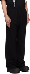 We11done Black Piercing Sweatpants