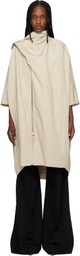 Rick Owens Off-White Temple Sail Biker Coat