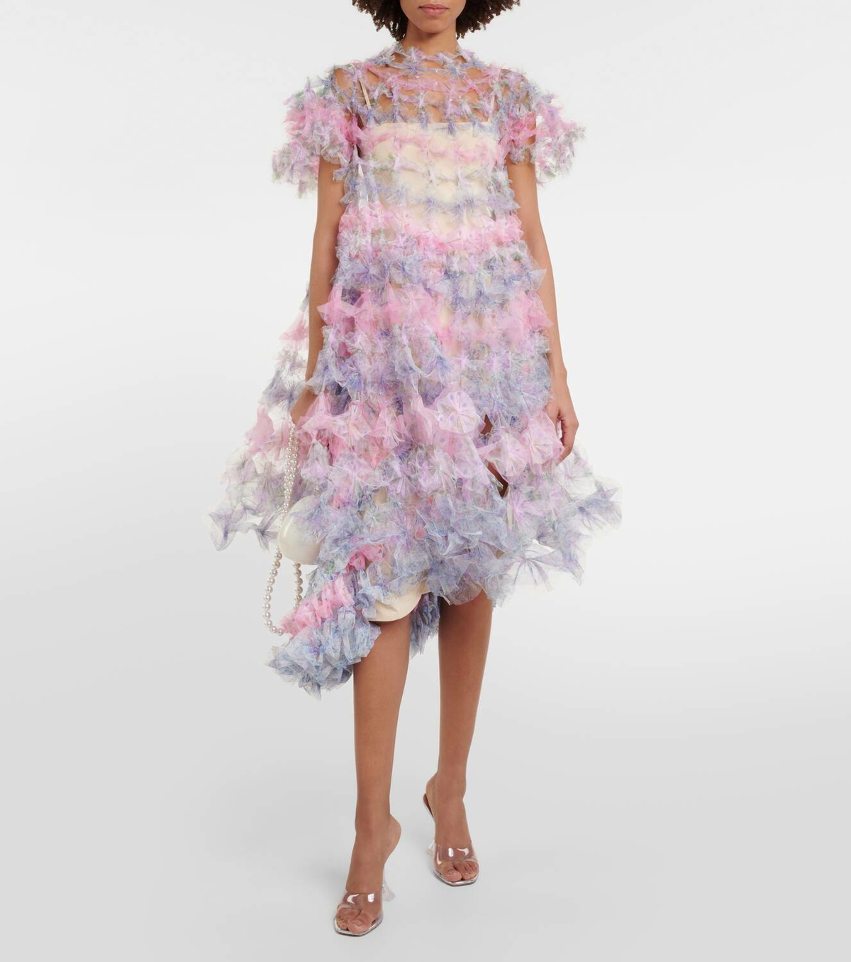 Susan Fang Tulle midi dress