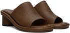 Lauren Manoogian Brown Welt Mules