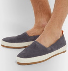 Mulo - Suede Espadrilles - Blue