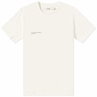Pangaia 5 Logo T-Shirt in Off-White