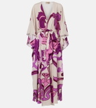 Adriana Degreas Printed beach cover-up