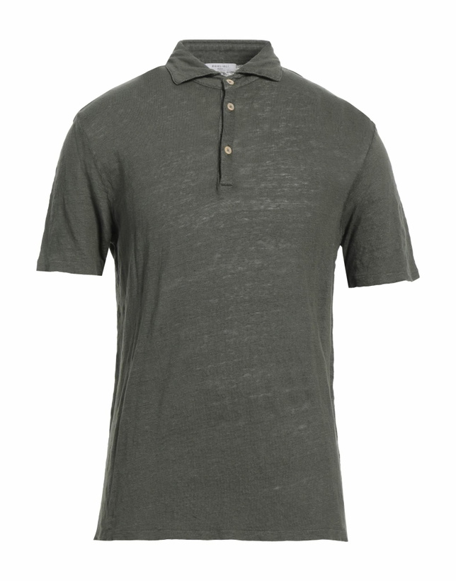 Photo: Boglioli Mens Polo shirt Military in Green
