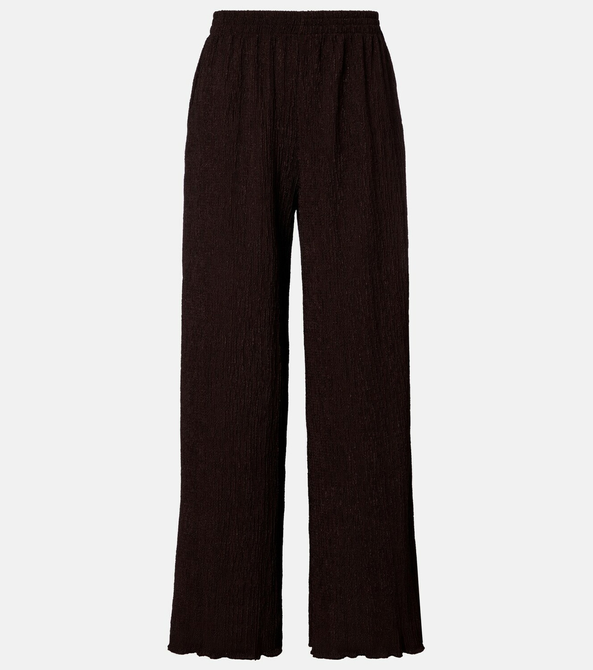 Jade Swim Mika seersucker wide-leg pants