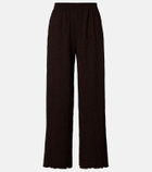 Jade Swim Mika seersucker wide-leg pants
