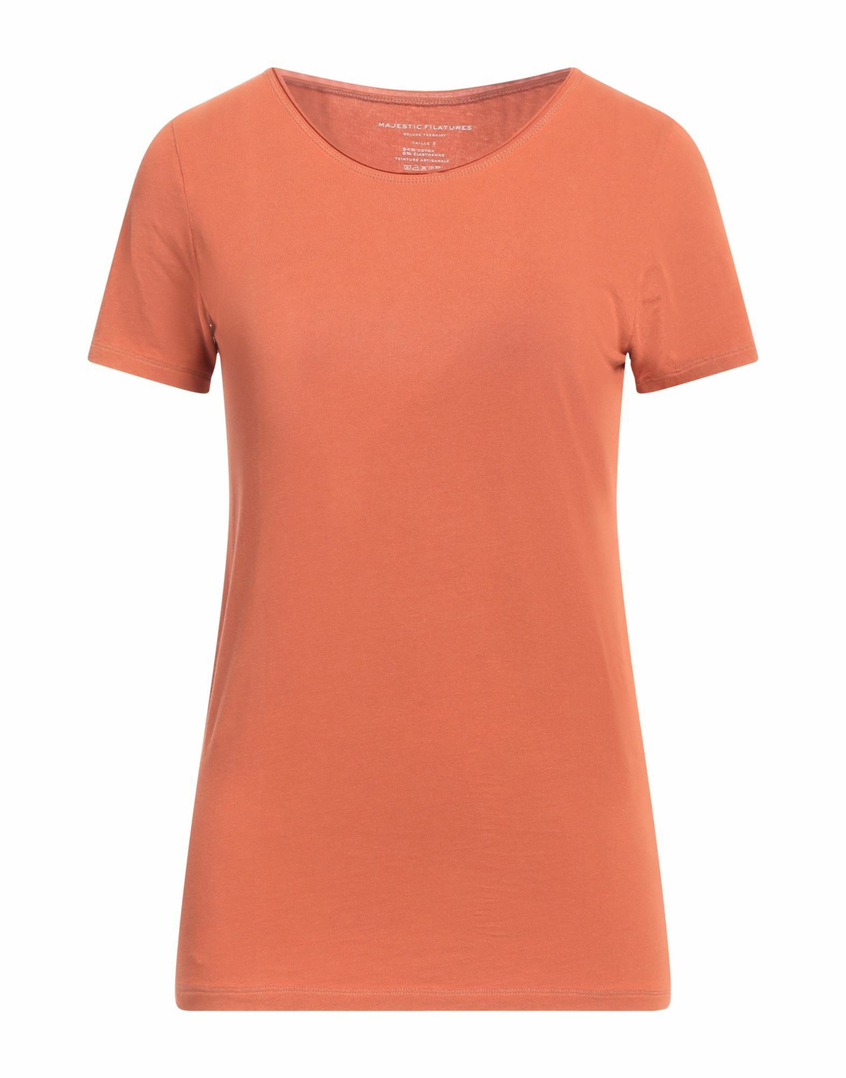 Majestic Filatures Womens T-shirt Rust