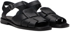 HEREU Black Roca 2 Grainy Veg Tanned Sandals