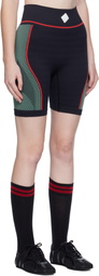 Casablanca Black Seamless Sport Shorts