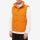 Stan Ray Men's Down Vest in Orange