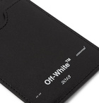 Off-White - Logo-Print Leather Cardholder - Black