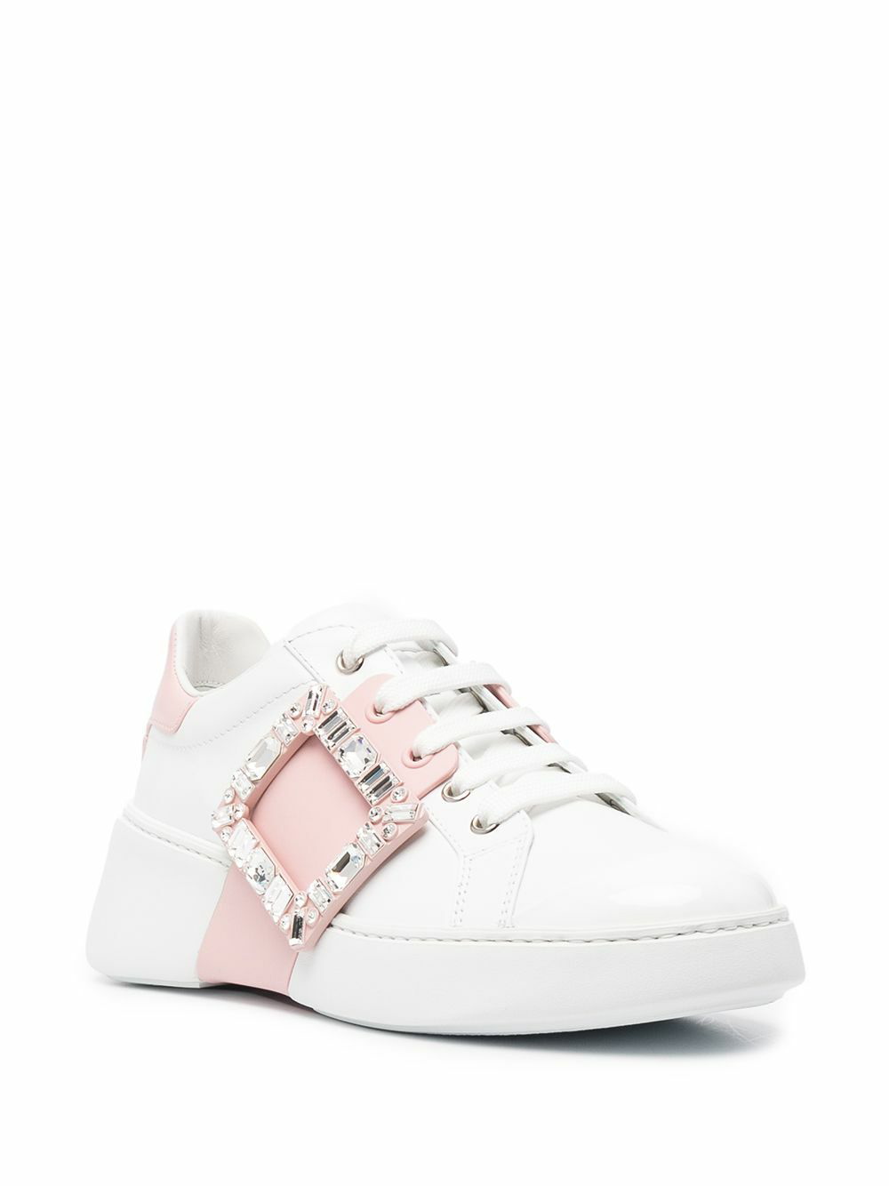 ROGER VIVIER - Viv Skate Leather Sneakers