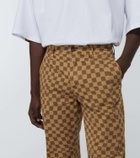 Incotex x Facetasm Checked straight cotton pants