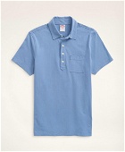 Brooks Brothers Men's Big & Tall Vintage Jersey Polo Shirt | Pale/Blue