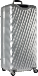 Tumi Silver 19 Degree Aluminum Rolling Trunk Suitcase