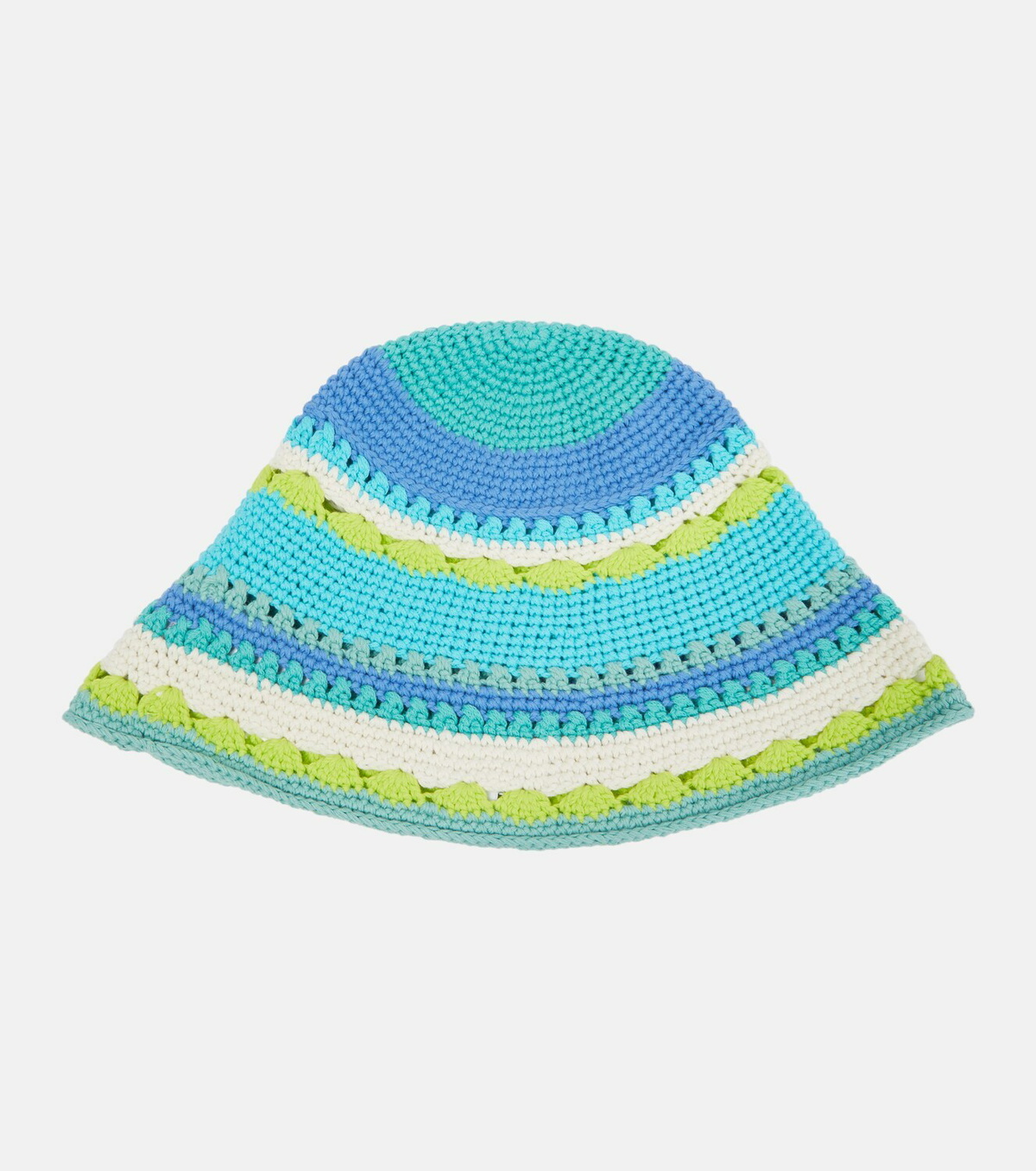 Ganni - Crochet cotton bucket hat GANNI